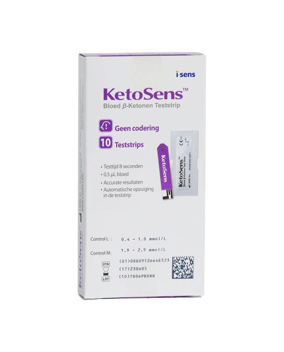 KetoSens Ketonen Teststrips (10 stuks)