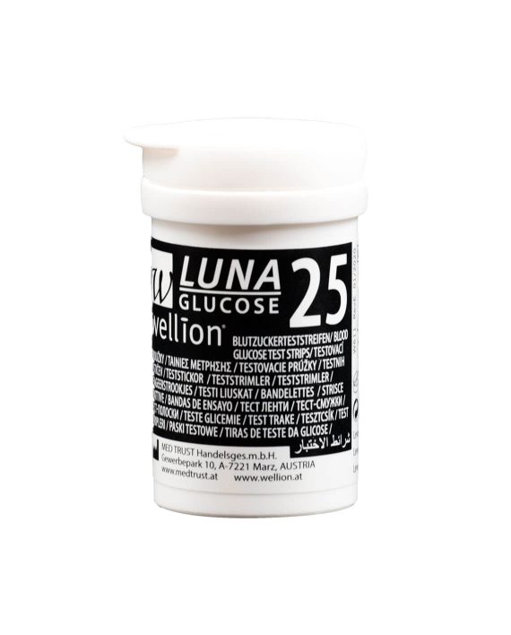Wellion Luna Glucose Teststrips Koker