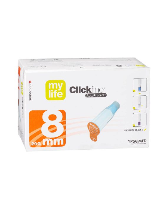 Mylife Clickfine Autoprotect 8MM (100 stuks)