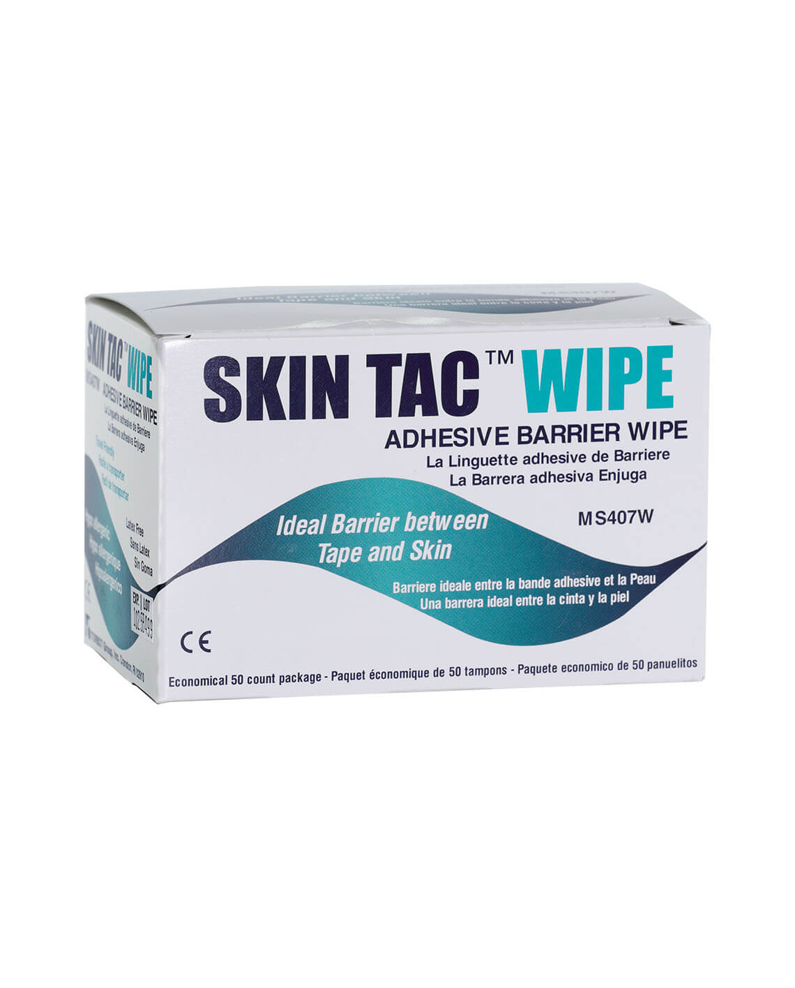 Skin Tac Adhesive Barrier Wipes-50 ct. Box