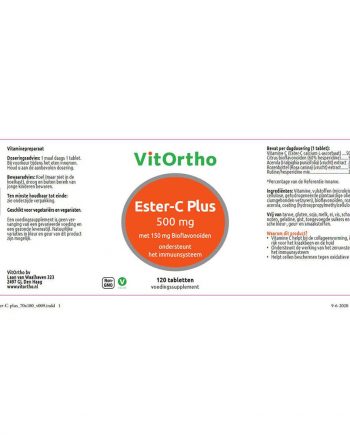 VitOrtho Ester-C Plus 500 mg (120 tabletten)