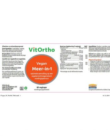 VitOrtho Meer-in-1 Vegan (60 caps)