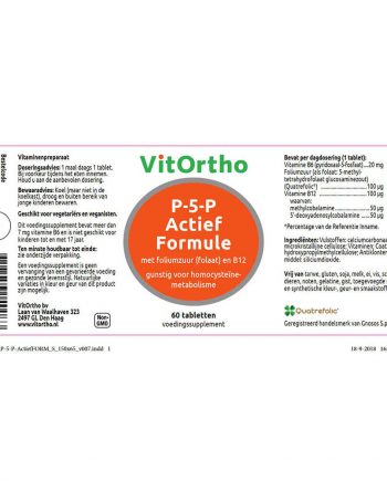 VitOrtho P-5-P Actief Formule (60 tabletten)