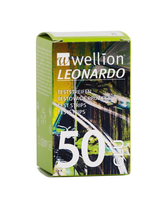 Wellion Leonardo Glucose Teststrips (50 stuks)