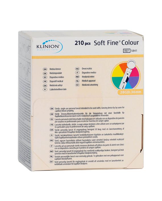 Klinion Soft Fine Lancetten (210 stuks)