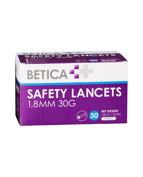 Betica 30G Veiligheidslancetten (100 stuks)