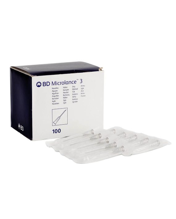 BD Microlance Injectienaalden 22G x 30 mm (100 stuks)