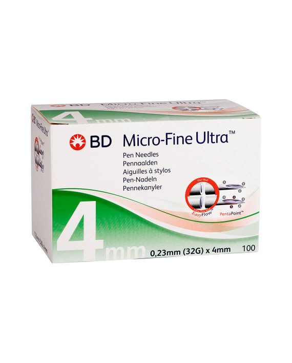 BD Micro-Fine Ultra Pennaalden 4MM 32G (100 stuks)