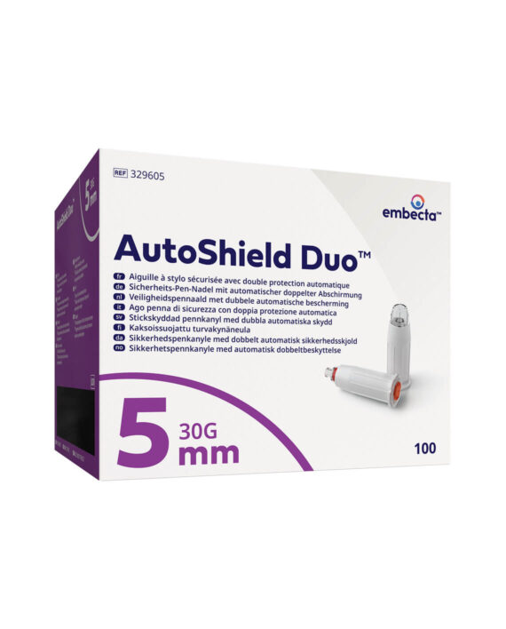 embecta Autoshield Duo Pennaalden 5MM 30G (100 stuks)