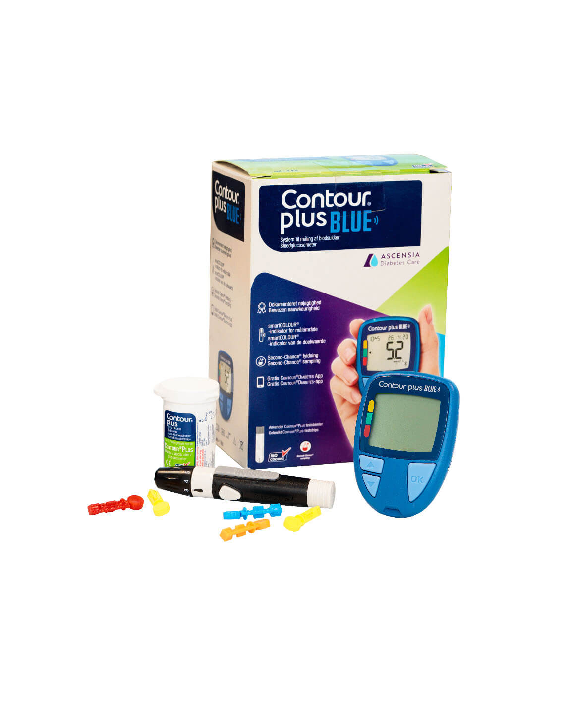 Contour Plus Blood Glucose Monitoring System Glucometer Without Strips