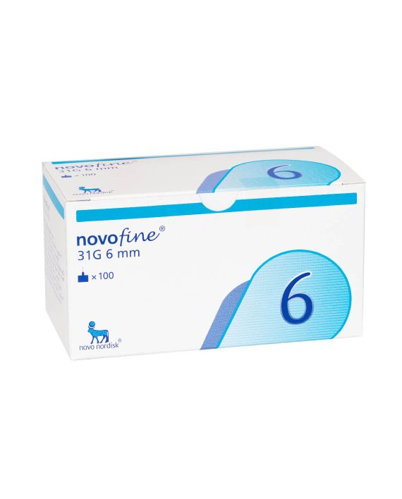 Aiguilles pour stylo Novofine 6MM 31G (100 pièces)