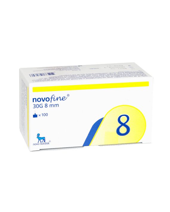 Novofine Pennaalden 8MM 30G (100 stuks)
