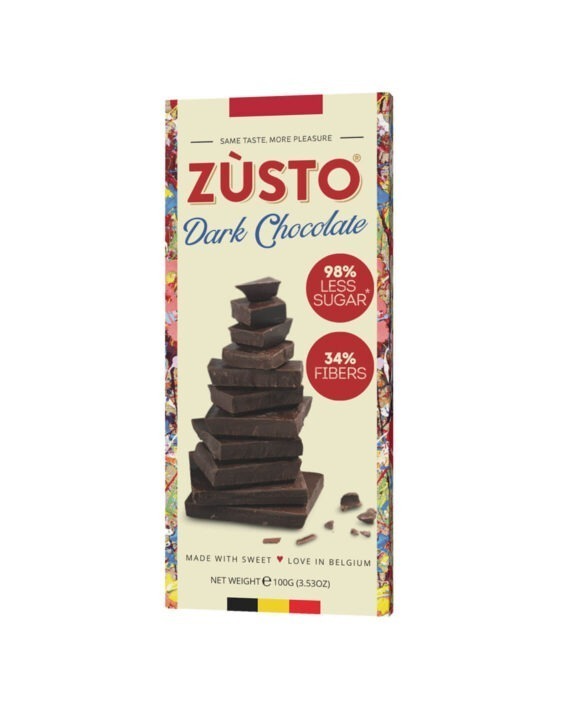 Zùsto Chocoladereep Puur (100 gram)