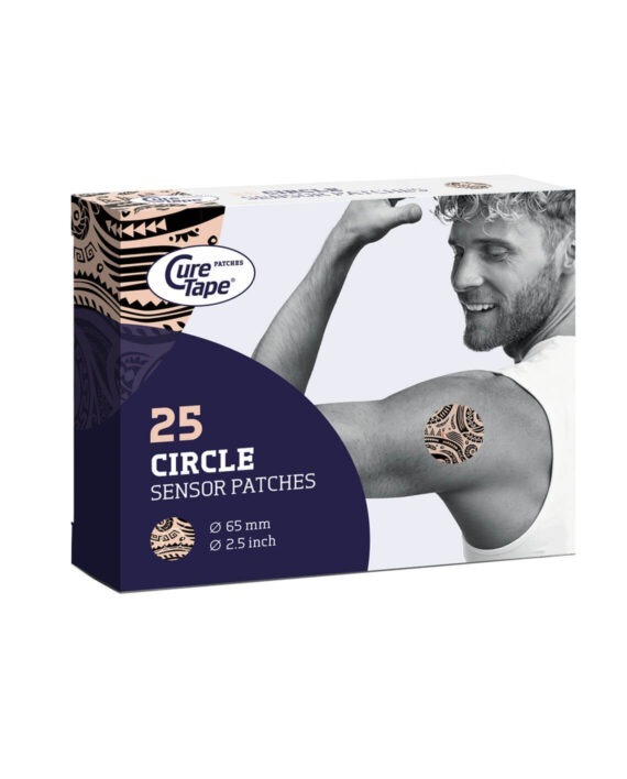 CureTape Sensor Patches Circle Tattoo (25 stuks)