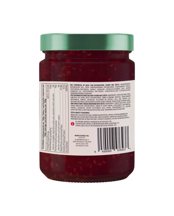 Zùsto Jam Bosvruchten (290 gram)