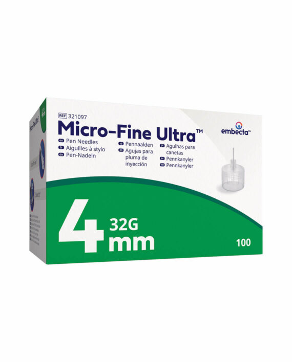 embecta Micro-Fine Ultra Pennaalden 4MM 32G (100 stuks)