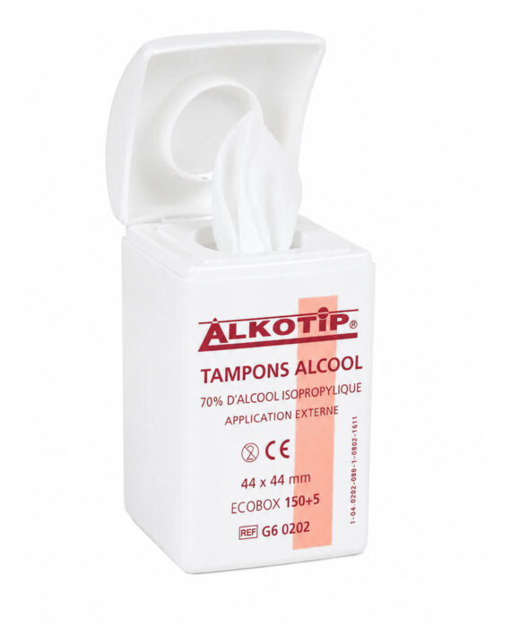 Alkotip Alcoholdoekjes Dispenser (155 stuks)